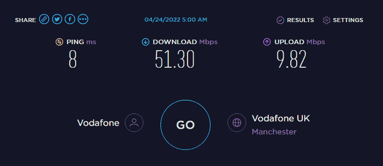 https://www.speedtest.net/result/13070362378