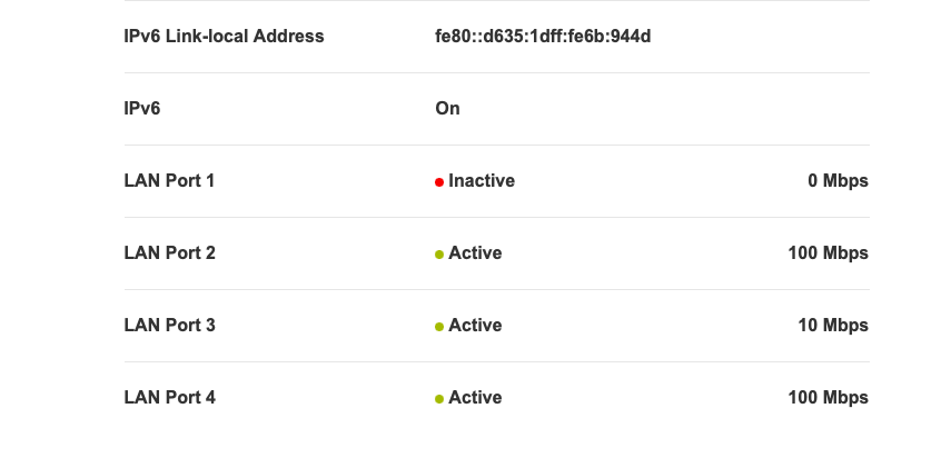 LAN Speed locked to 100mb - Community home